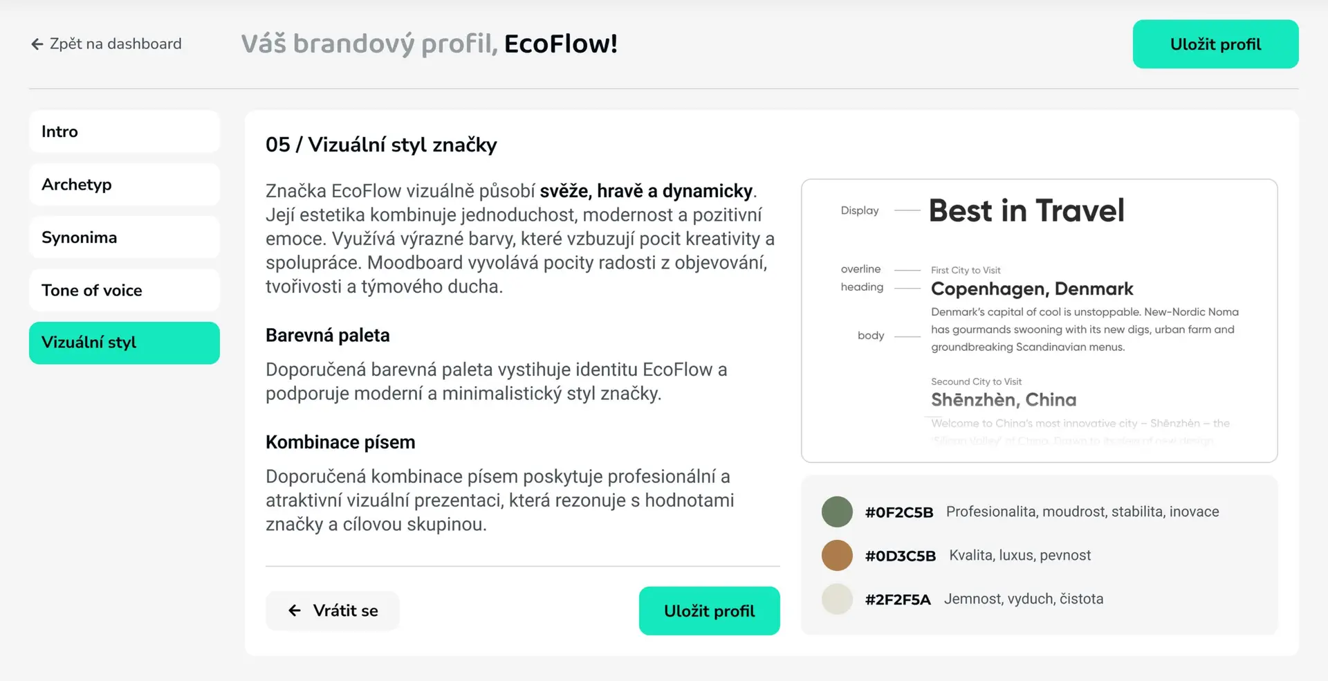 můjBrand vizuální styl
