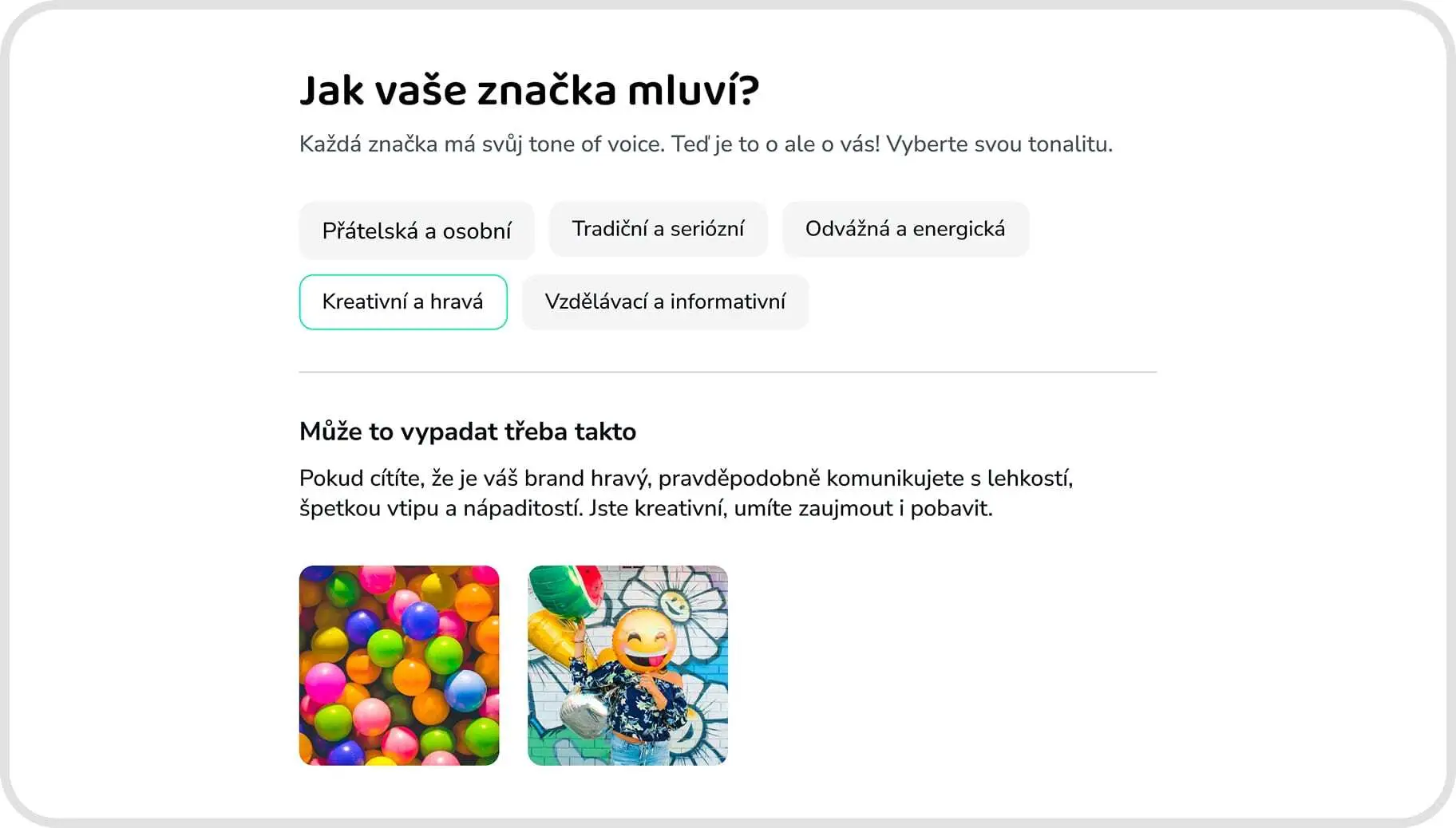 můjBrand tone of voice